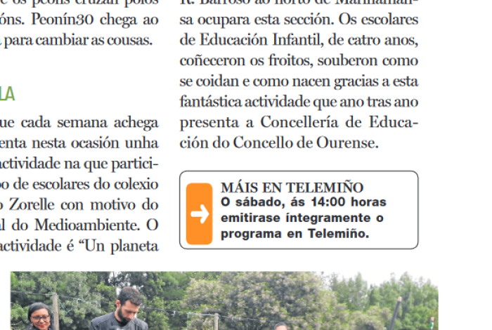 Actividad Cultivando os alimentos para o Concello de Ourense